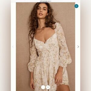 Anthropologie Sau Lee Poppy Mini Dress 12